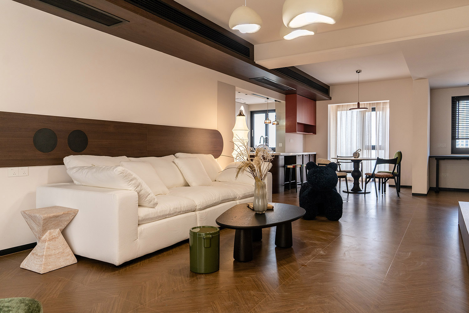 株洲家博整中央小鎮(zhèn)142㎡ 中古風(fēng)格裝修賞析