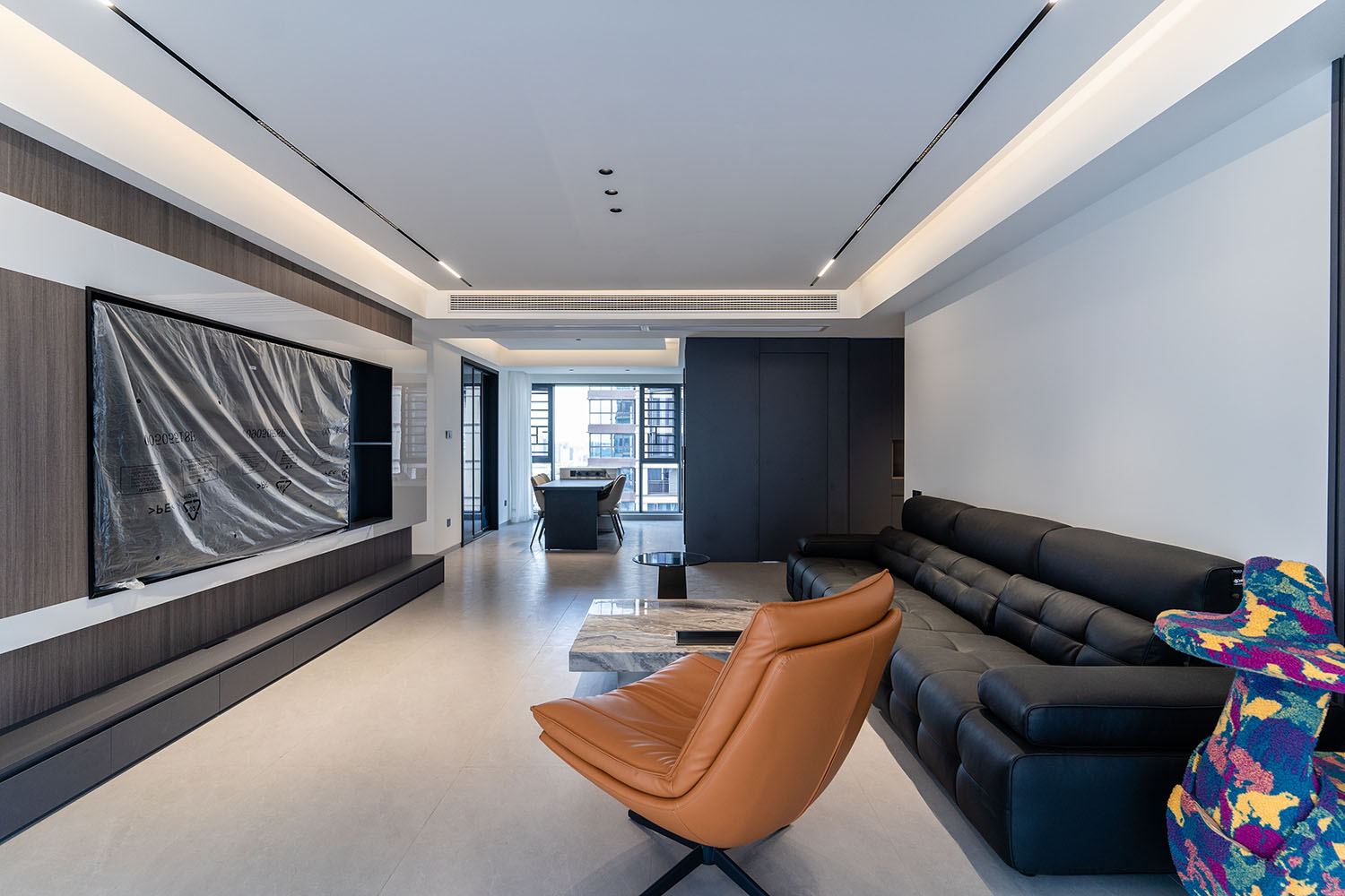 株洲家博整中海譽(yù)園140㎡ 意式極簡風(fēng)格裝修賞析